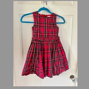 Crewcuts Girls Plaid Holiday Dress - Size 6